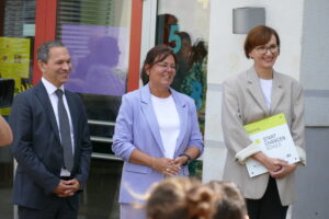 Read more about the article Ministerin Frau Stark-Watzinger zu Besuch an unserer Schule